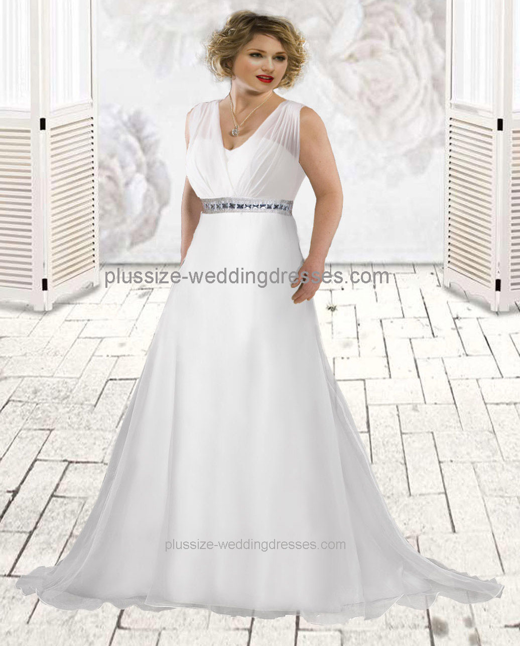Inexpensive chiffon plus size wedding dresses (image for) Inexpensive chiffon plus size wedding dresses