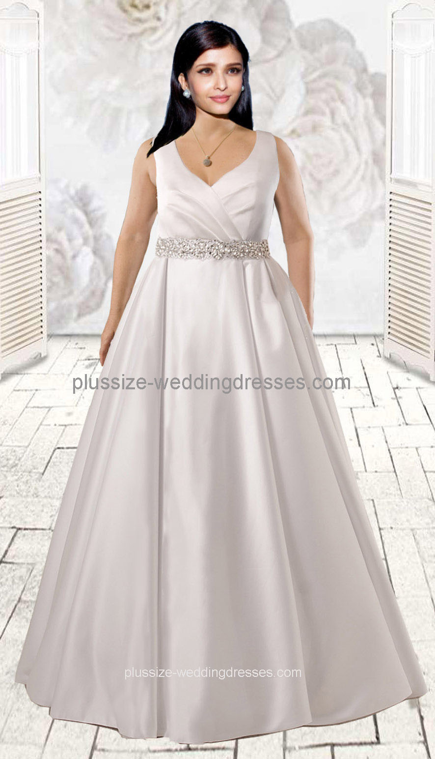 Big chest plus size wedding dresses (image for) Big chest plus size wedding dresses