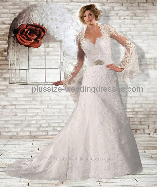 Plus size wedding dresses with sleeves (image for) Plus size wedding dresses with sleeves