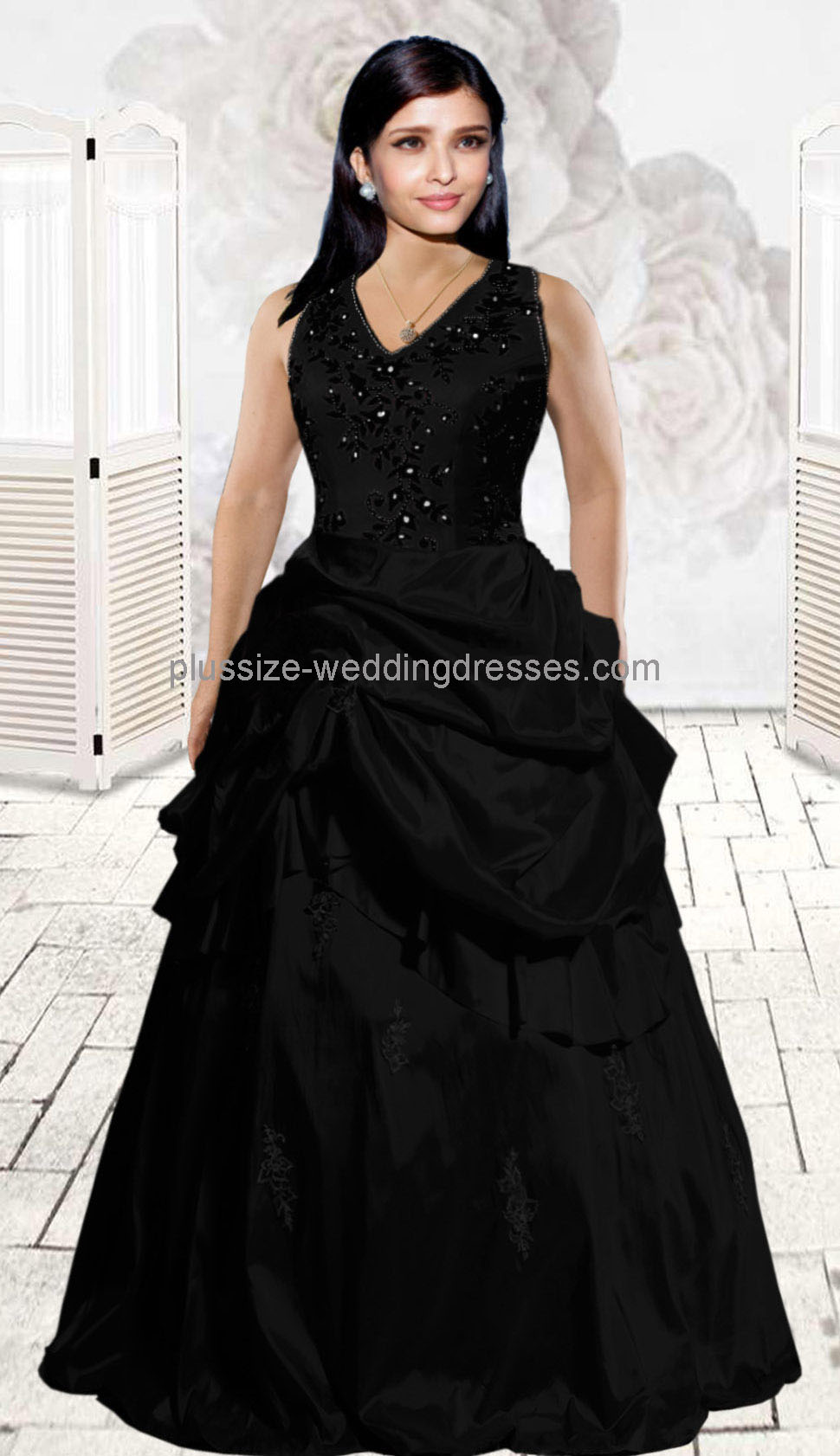 Black red purple or customized color plus size wedding dresses (image for) Black red purple or customized color plus size wedding dresses